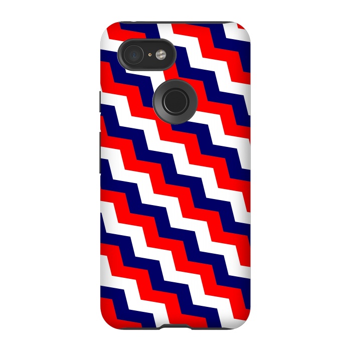 Pixel 3 StrongFit Chevron colorful by Dhruv Narelia