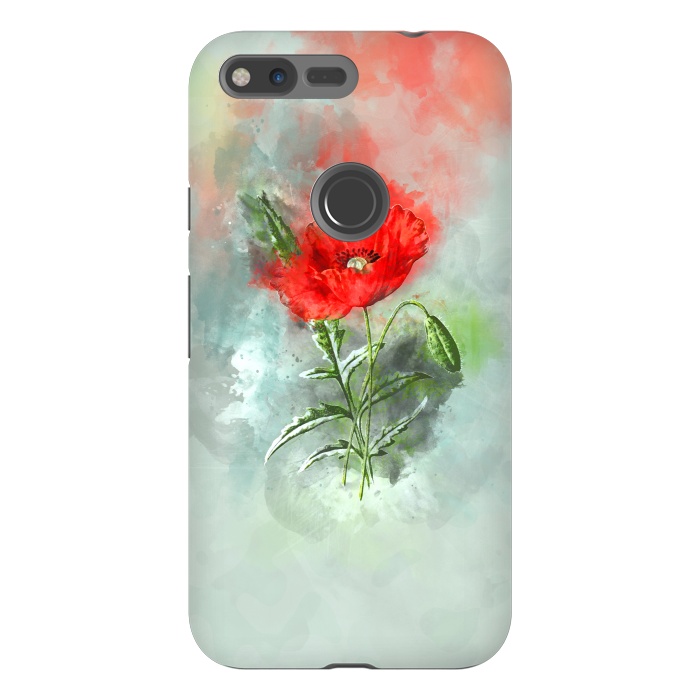 Pixel XL StrongFit Red Poppy by Creativeaxle