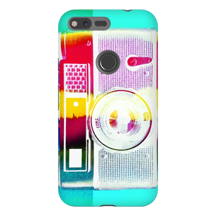 Pixel XL StrongFit Colorful vintage photography camera by Oana 
