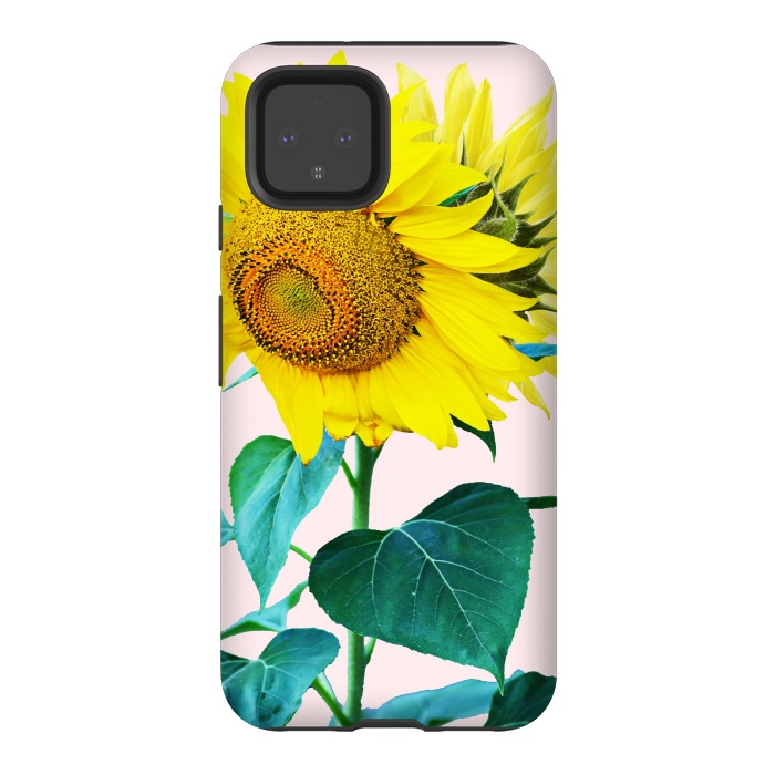 Pixel 4 StrongFit Sun Flowers by Uma Prabhakar Gokhale