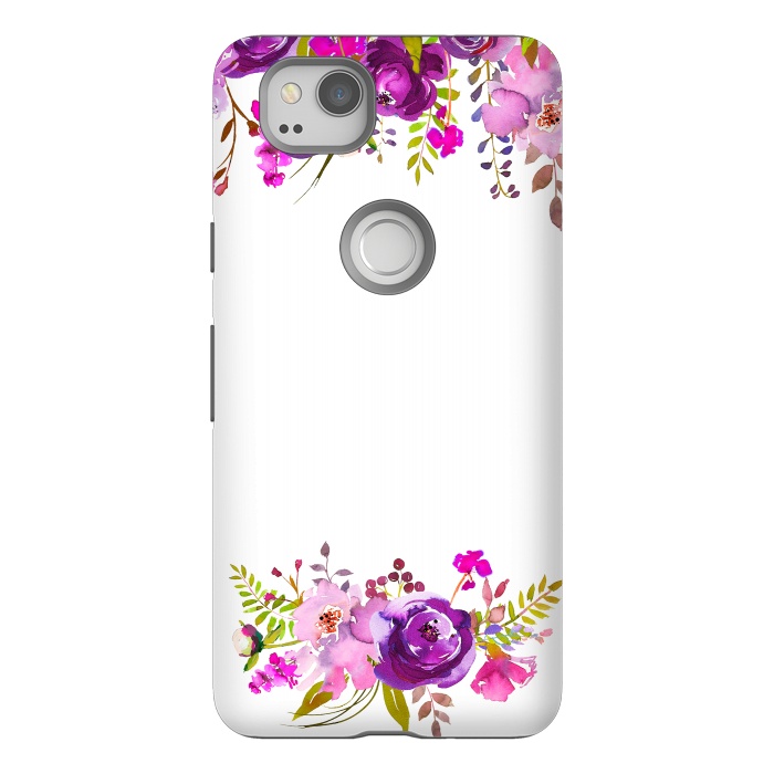 Pixel 2 StrongFit Purple Spring Flower Dream by  Utart