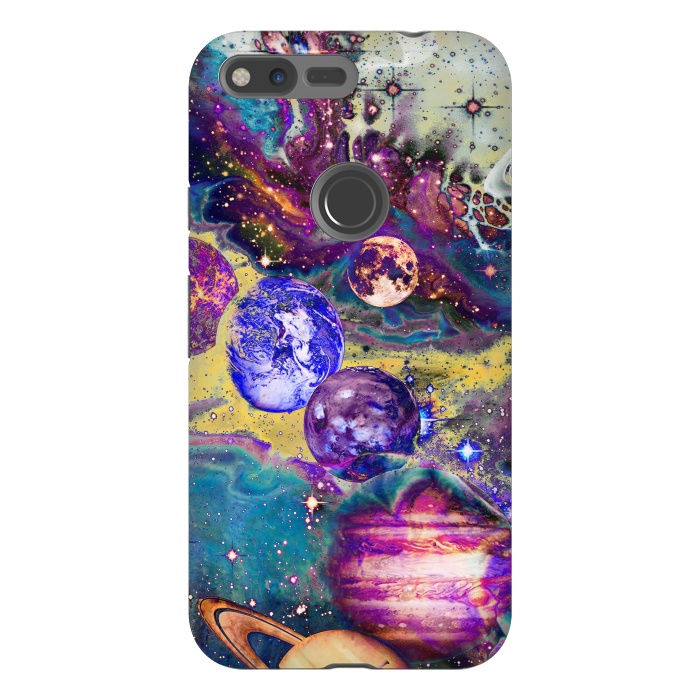 Pixel XL StrongFit Psychedelic vibrant space explosion by Oana 