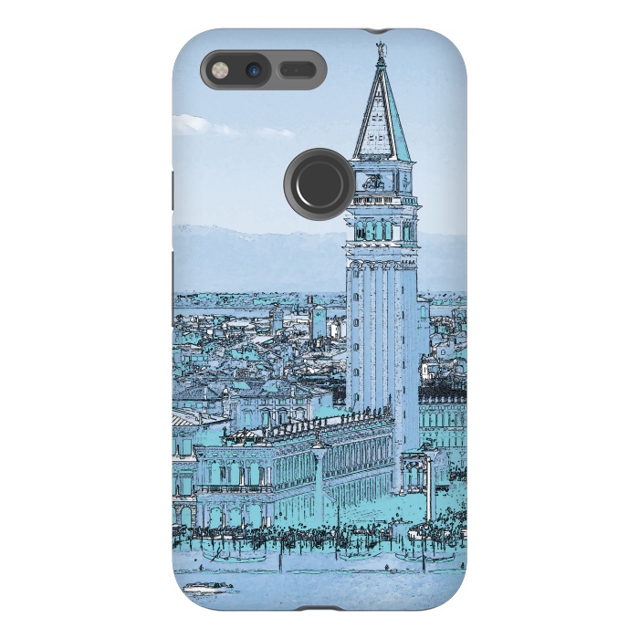 Pixel XL StrongFit San Marco Venice Italy watercolor painting by Oana 