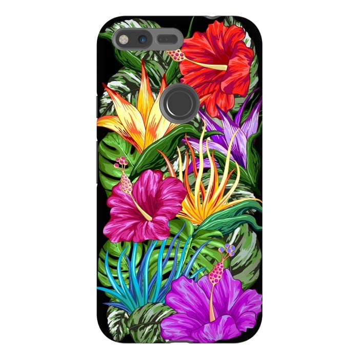 Pixel XL StrongFit Tropical Flora Summer Mood by BluedarkArt