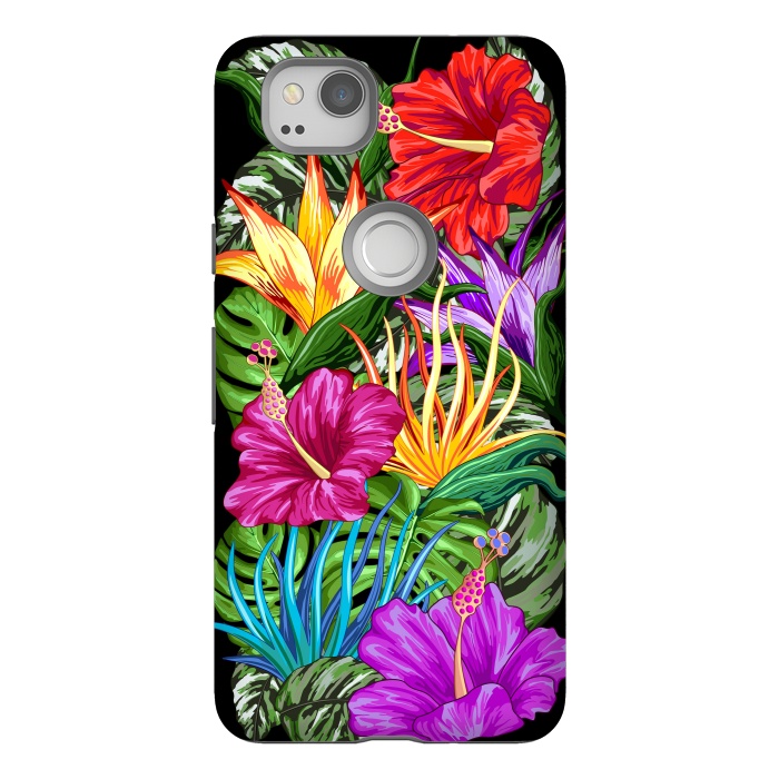 Pixel 2 StrongFit Tropical Flora Summer Mood by BluedarkArt