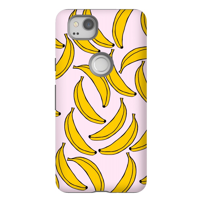 Pixel 2 StrongFit Cute Bananas by Karolina