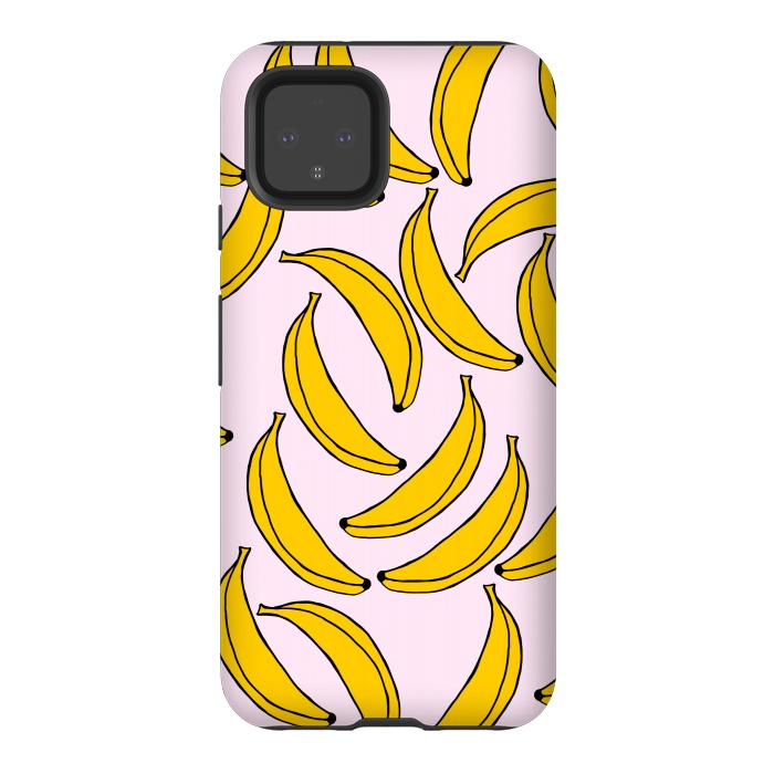 Pixel 4 StrongFit Cute Bananas by Karolina