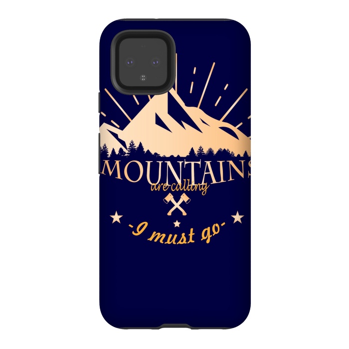 Pixel 4 StrongFit MOUNTAINS ARE CALLING by MALLIKA