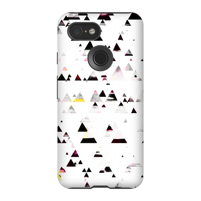 Pixel 3 StrongFit Minimal triangles geometric stylised forest by Oana 