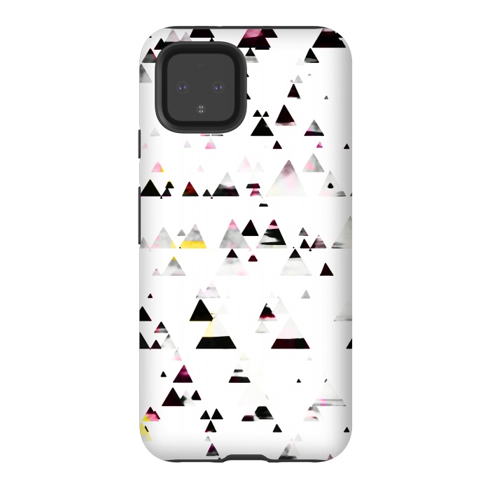 Pixel 4 StrongFit Minimal triangles geometric stylised forest by Oana 