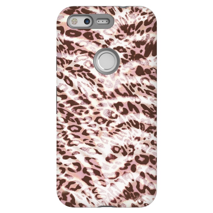 Pixel StrongFit Blush pink leopard print and zebra stripes by Oana 