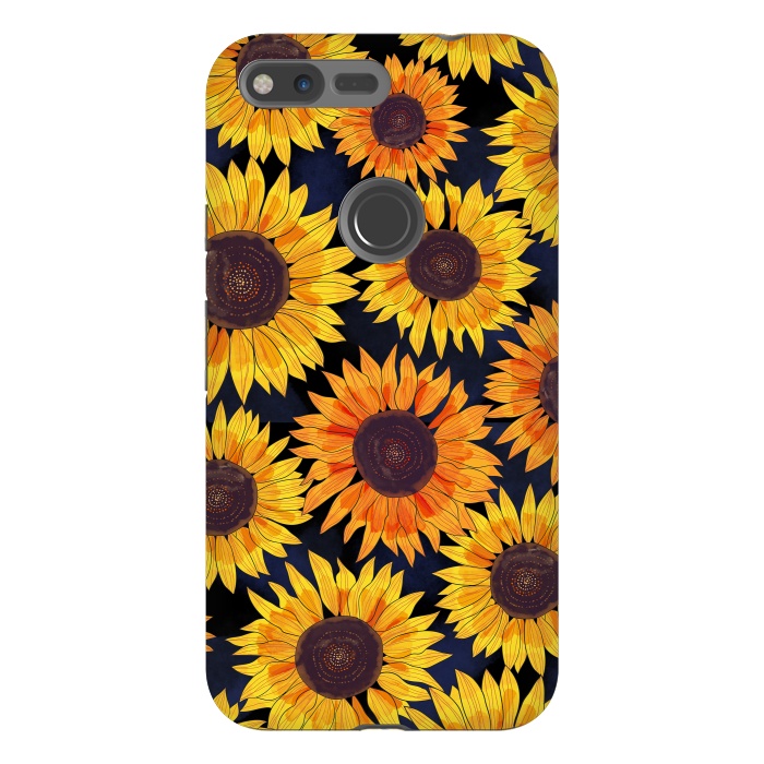 Pixel XL StrongFit Sunflowers 2 by Laura Grant