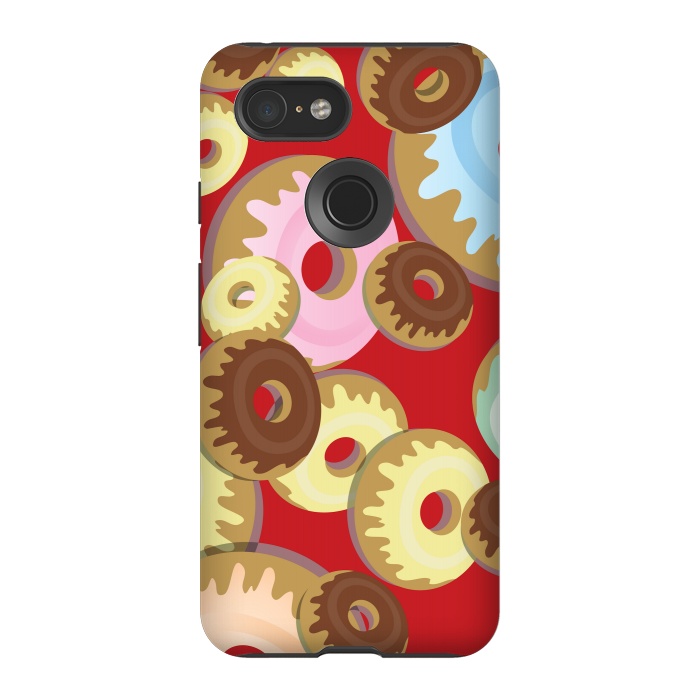 Pixel 3 StrongFit donuts love  by MALLIKA