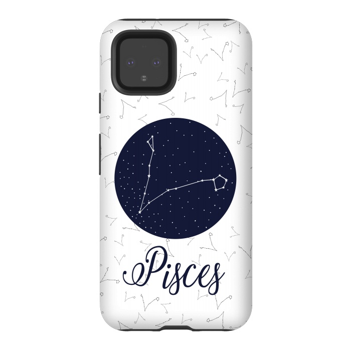 Pixel 4 StrongFit Pisces Constellation by Mandy Porto
