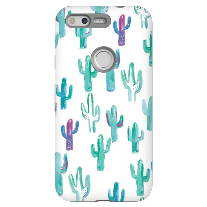 Pixel StrongFit Mint cacti by lauradidthis