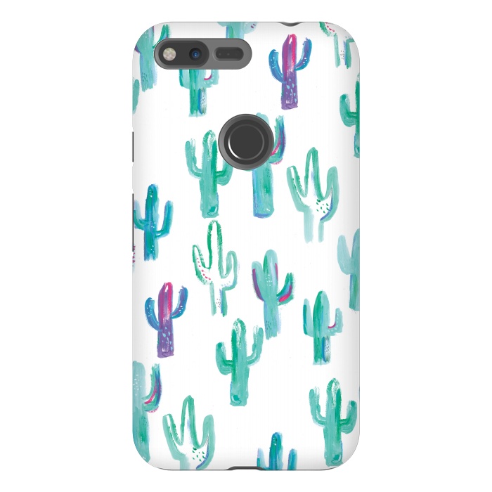 Pixel XL StrongFit Mint cacti by lauradidthis