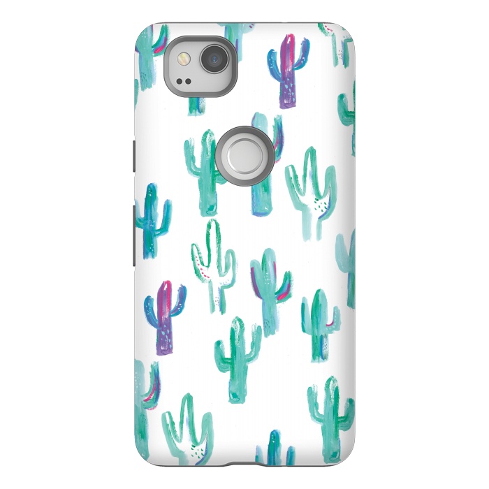 Pixel 2 StrongFit Mint cacti by lauradidthis