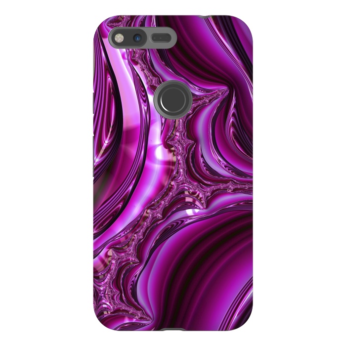 Pixel XL StrongFit Pink Fractal Glamour 2 by Andrea Haase