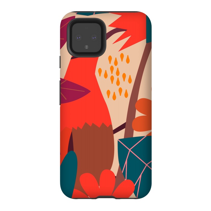 Pixel 4 StrongFit Floral pollinator by CocoDes