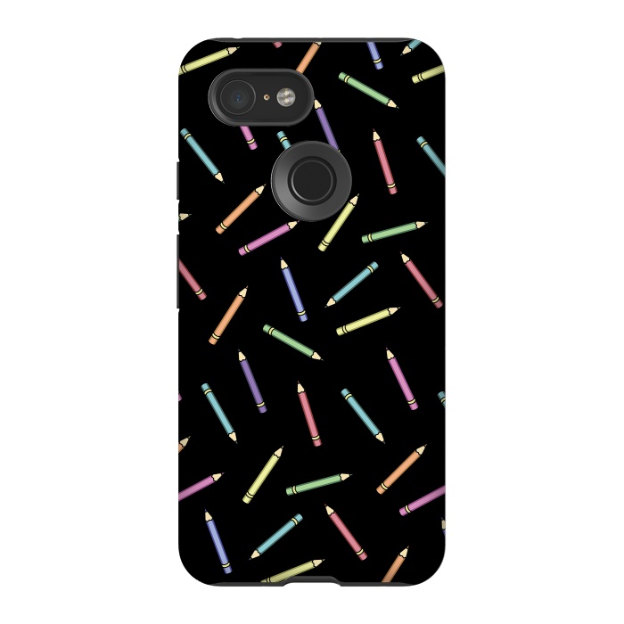 Pixel 3 StrongFit Pencil pattern by Laura Nagel
