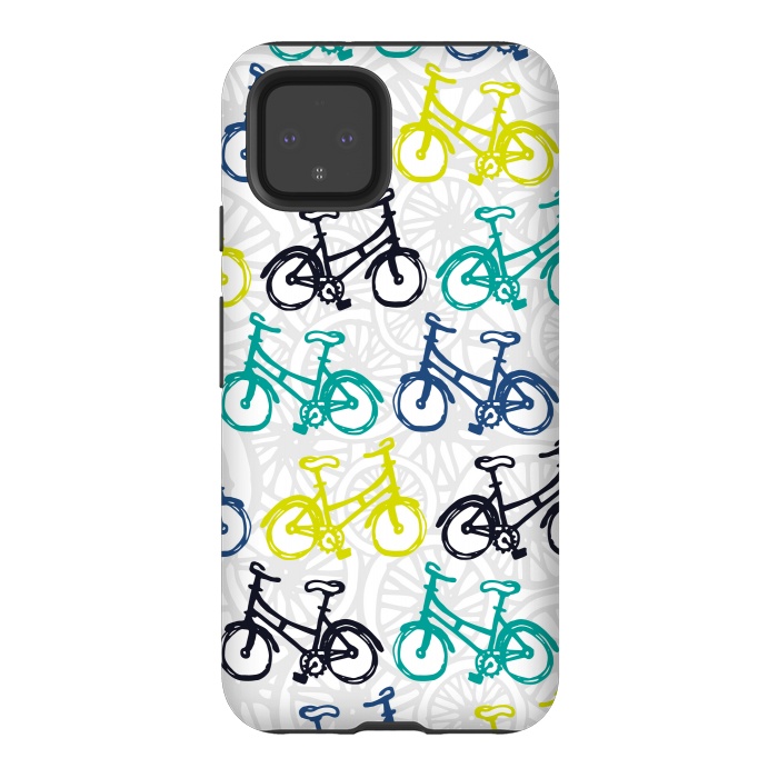 Pixel 4 StrongFit Whimsical Wheelies by Shelley Schmidt