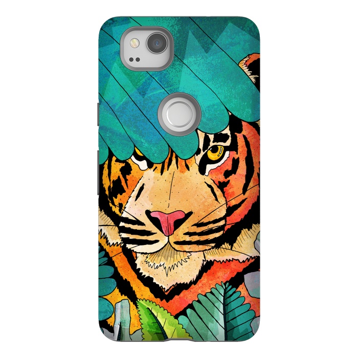 Pixel 2 StrongFit Jungle tiger hunter by Steve Wade (Swade)