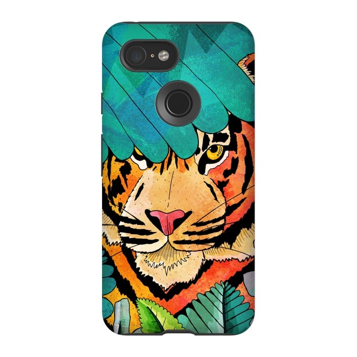 Pixel 3 StrongFit Jungle tiger hunter by Steve Wade (Swade)