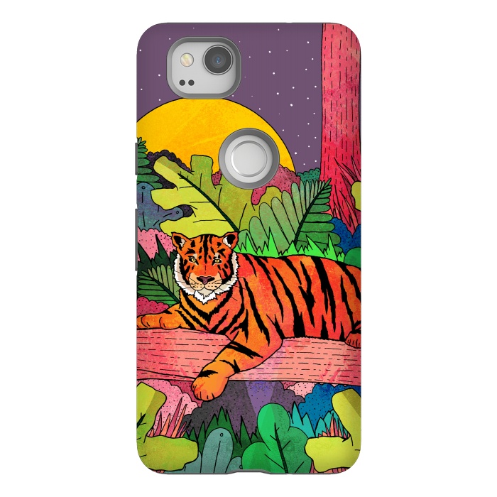 Pixel 2 StrongFit Spring Tiger by Steve Wade (Swade)