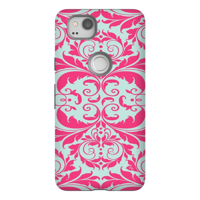 Pixel 2 StrongFit Pink Baroque by Martina