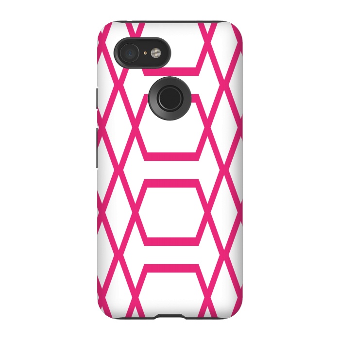 Pixel 3 StrongFit Pink Graphic by Martina