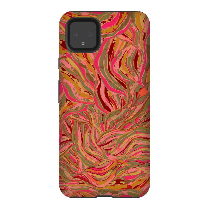 Pixel 4XL StrongFit Rocky Ripples Carnival by Lotti Brown