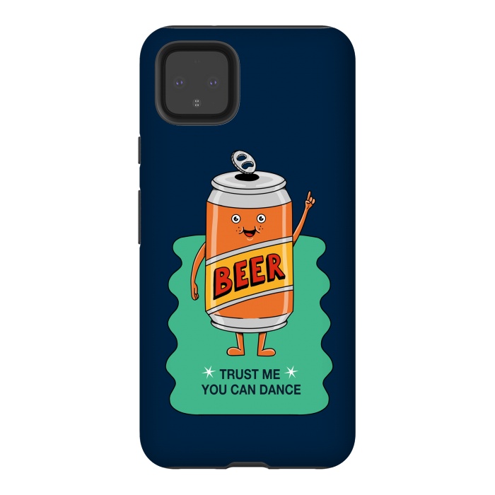 Pixel 4XL StrongFit Beer you can dance by Coffee Man