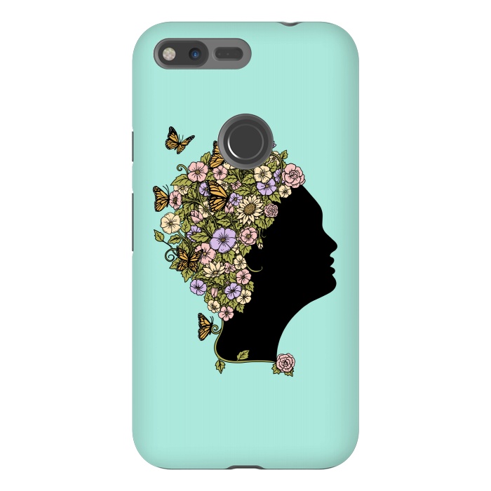 Pixel XL StrongFit Floral lady by Coffee Man