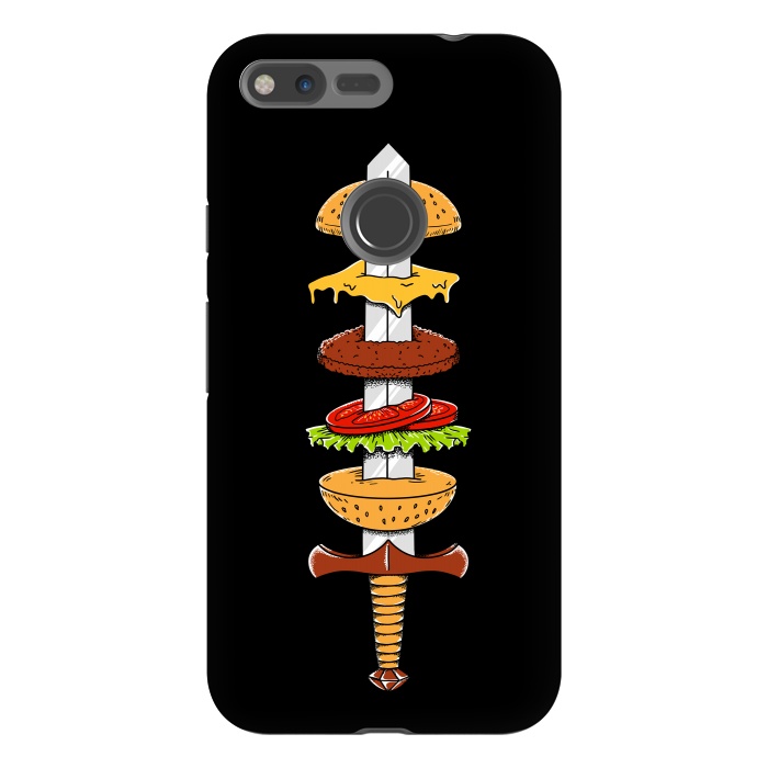 Pixel XL StrongFit sword Burger by Coffee Man