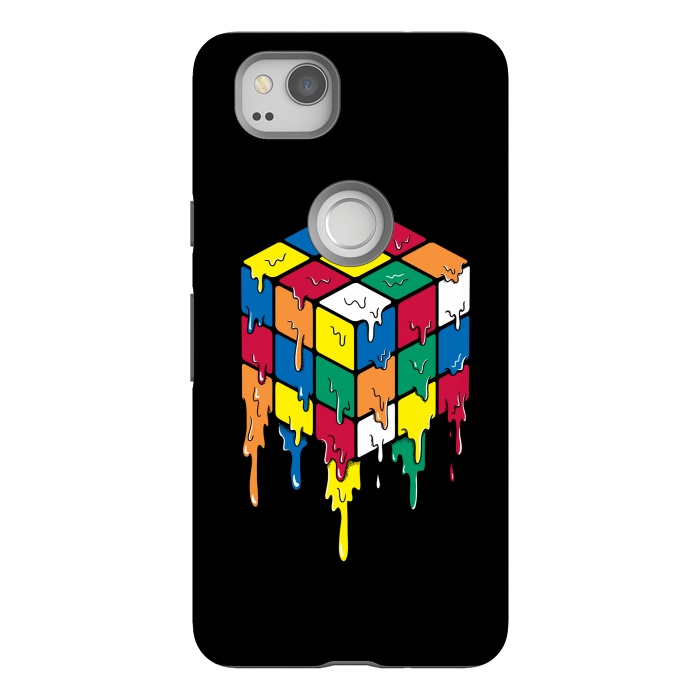 Pixel 2 StrongFit Rubiks Cube by Coffee Man