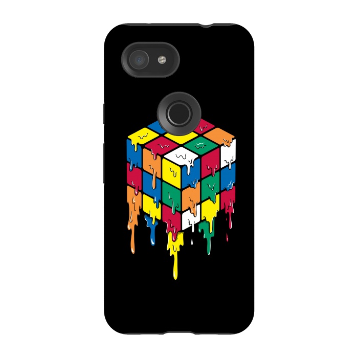 Pixel 3A StrongFit Rubiks Cube by Coffee Man