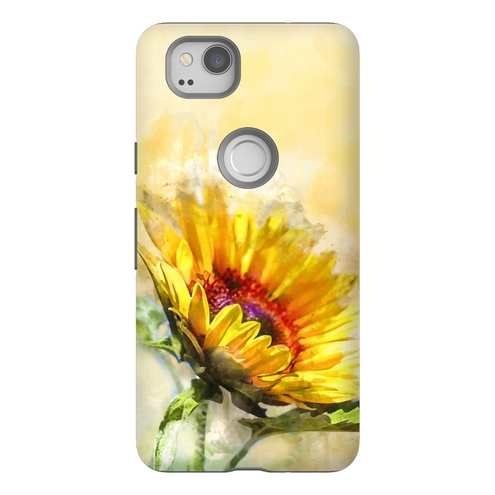 Pixel 2 StrongFit Blossom Sunny by Creativeaxle