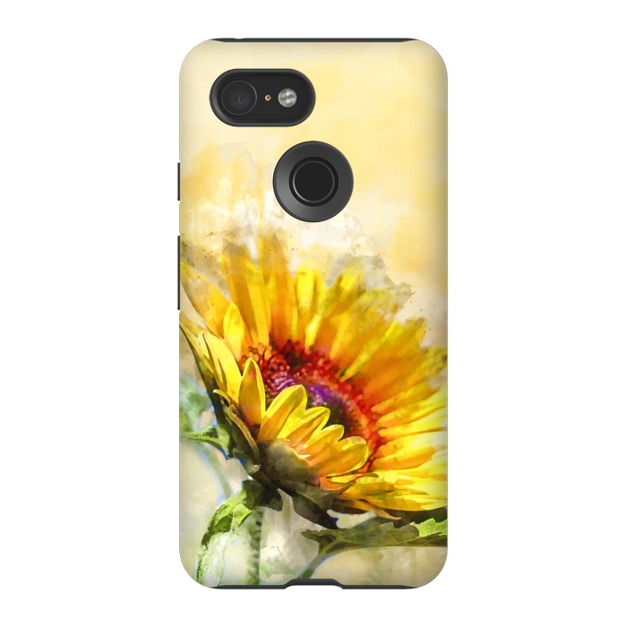 Pixel 3 StrongFit Blossom Sunny by Creativeaxle