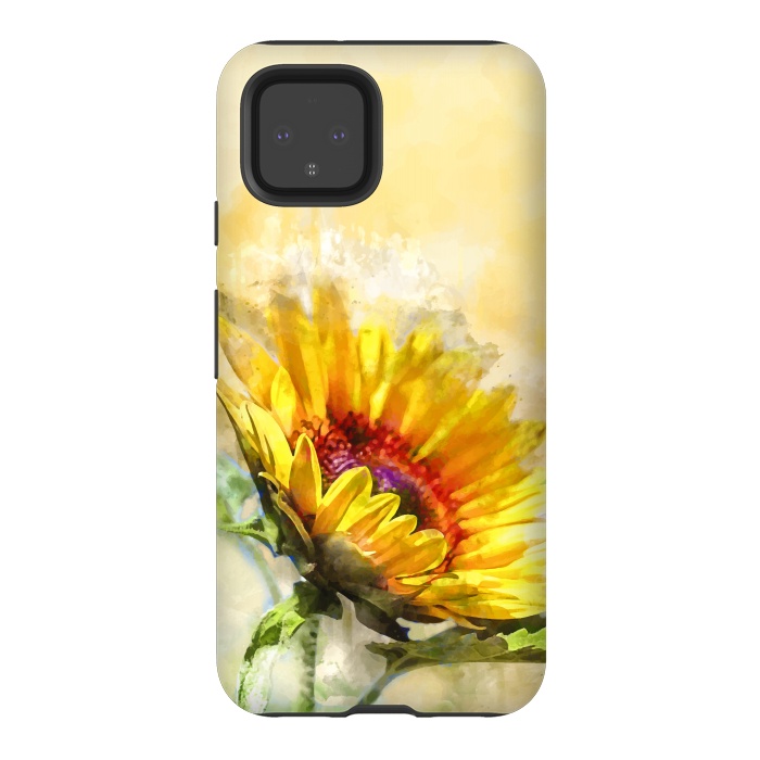 Pixel 4 StrongFit Blossom Sunny by Creativeaxle