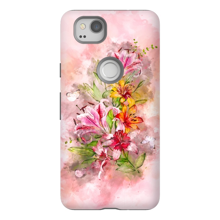 Pixel 2 StrongFit Lilies Bunch by Creativeaxle