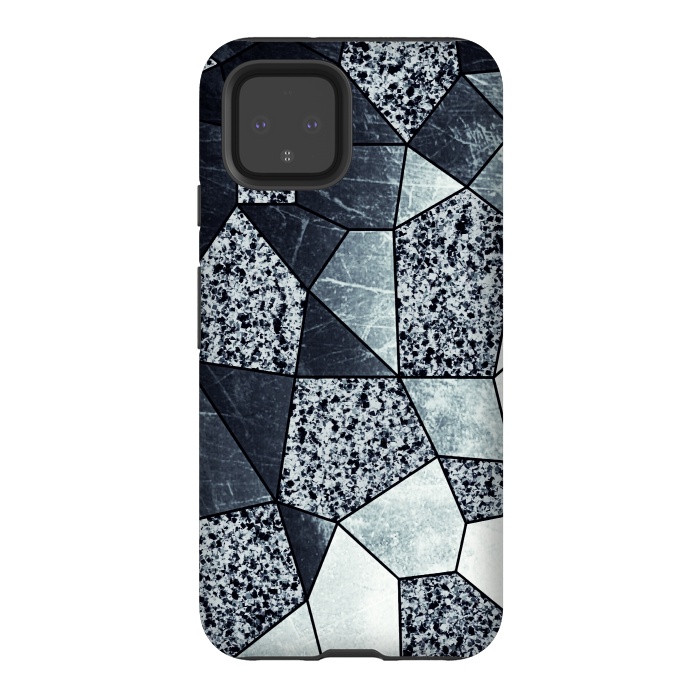 Pixel 4 StrongFit Geometric marble. by Jms