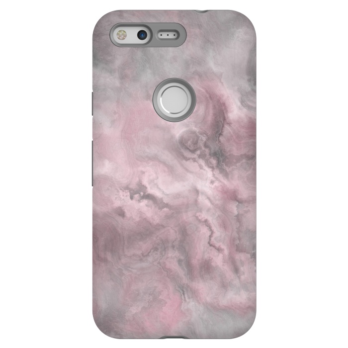Pixel StrongFit Blush Grey Marble by Andrea Haase