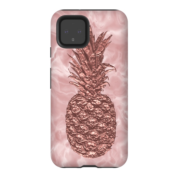 Pixel 4 StrongFit Precious Pineapple Blush Rosegold by Andrea Haase