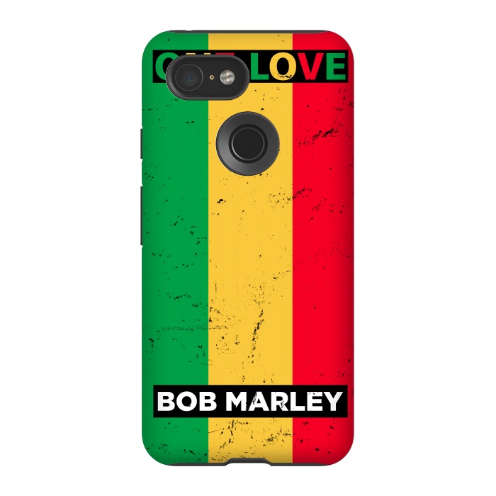 Pixel 3 StrongFit one love bob marley by TMSarts