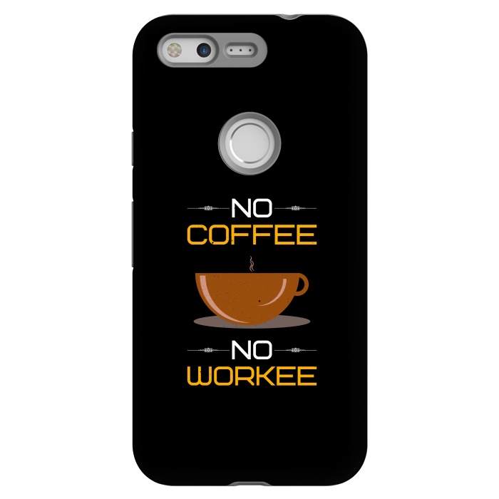 Pixel StrongFit no coffee no workee  by TMSarts