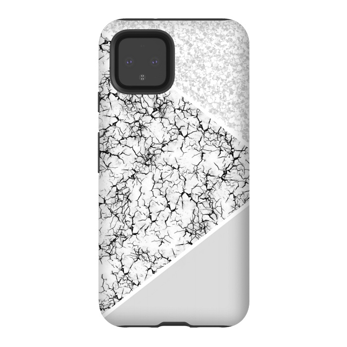 Pixel 4 StrongFit White gray by Jms