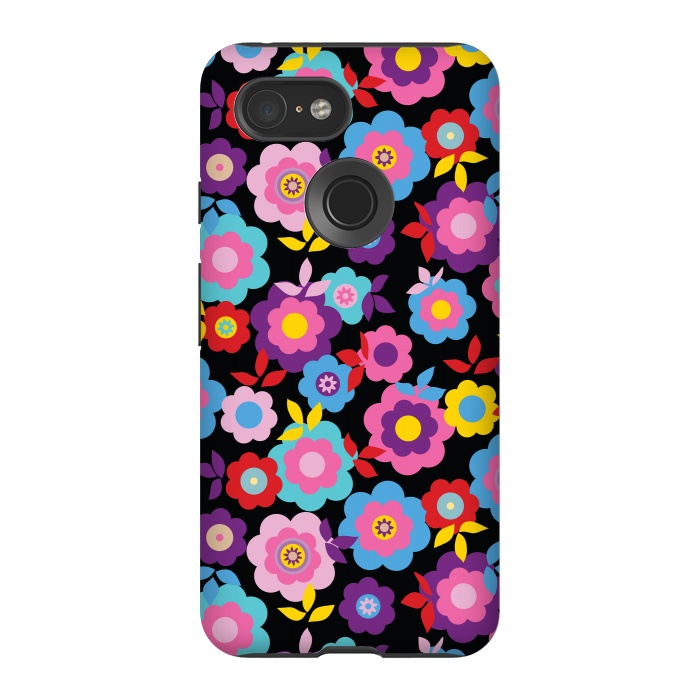 Pixel 3 StrongFit Eilin's Spring Flowers by Bledi