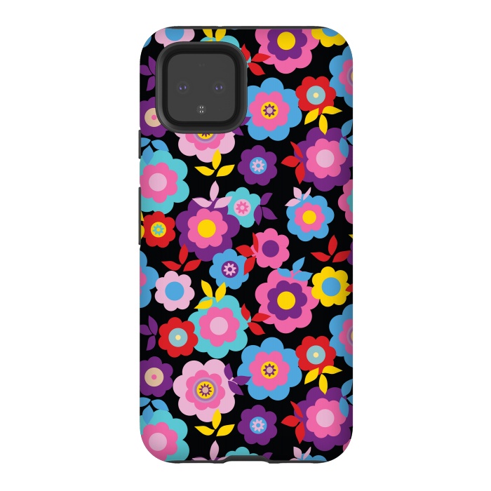 Pixel 4 StrongFit Eilin's Spring Flowers by Bledi