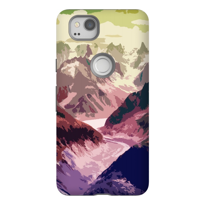 Pixel 2 StrongFit Mountain River by Creativeaxle