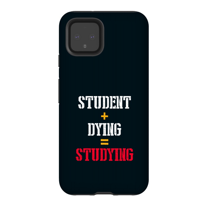 Pixel 4 StrongFit student dying studying by TMSarts